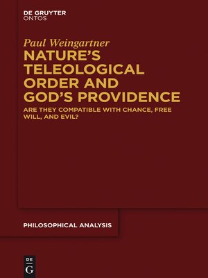 cover image of Nature's Teleological Order and God's Providence
